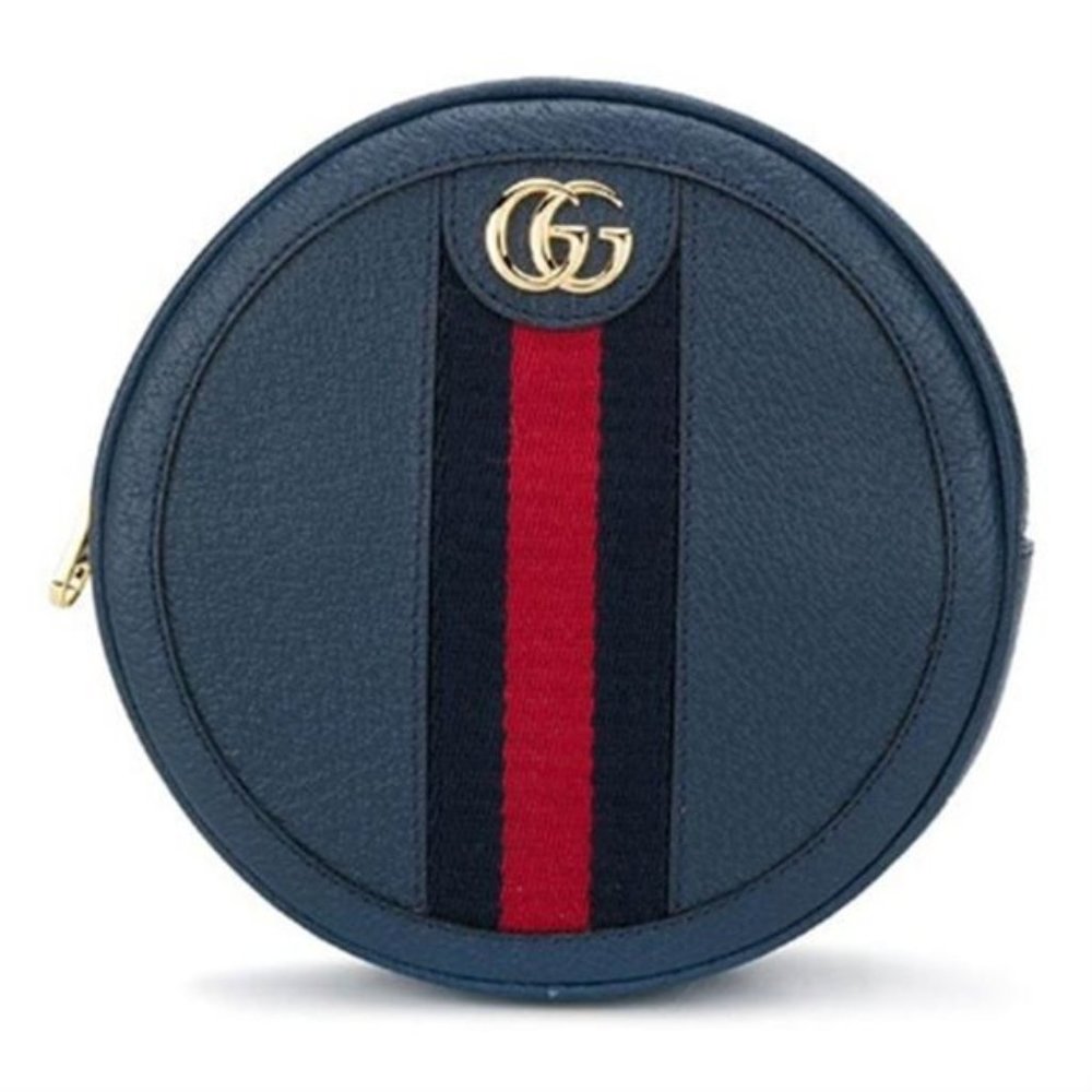 Gucci Ophidia GG Mini Supreme Backpack Bag in Blue NEW W DUSTBAG